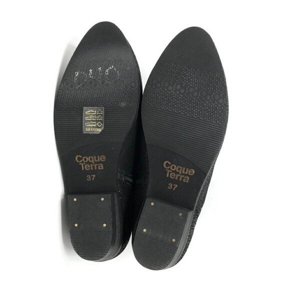 Coque Terra Womens Ankle Boots Black Snakeskin 7 - Picture 5 of 8